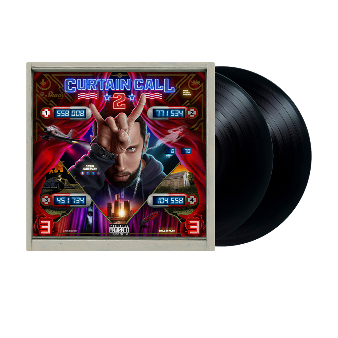 Eminem レコード 2個セット ベストアルバム Curtain Call Eminem レコード 2個セット ベストアルバム Curtain Call Eminem
