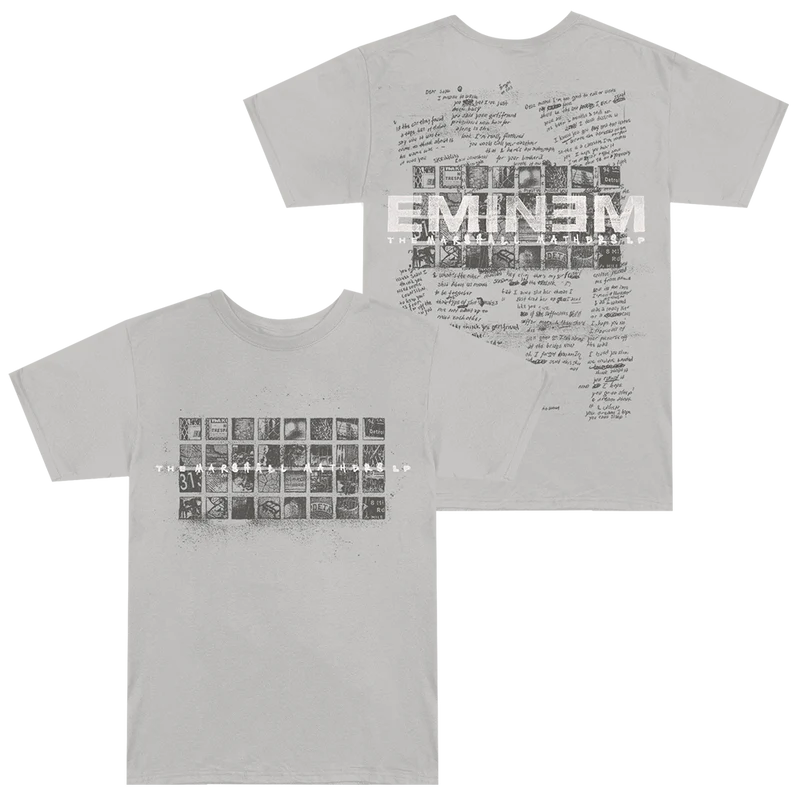 Eminem - MMLP25 Scribble T-Shirt (Grey)