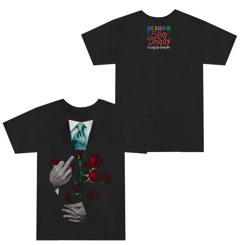 Eminem - TDOSS Middle Finger Roses T-Shirt