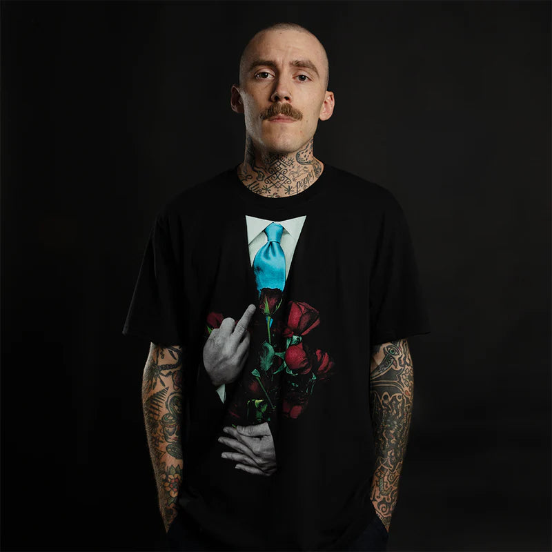 Eminem - TDOSS Middle Finger Roses T-Shirt
