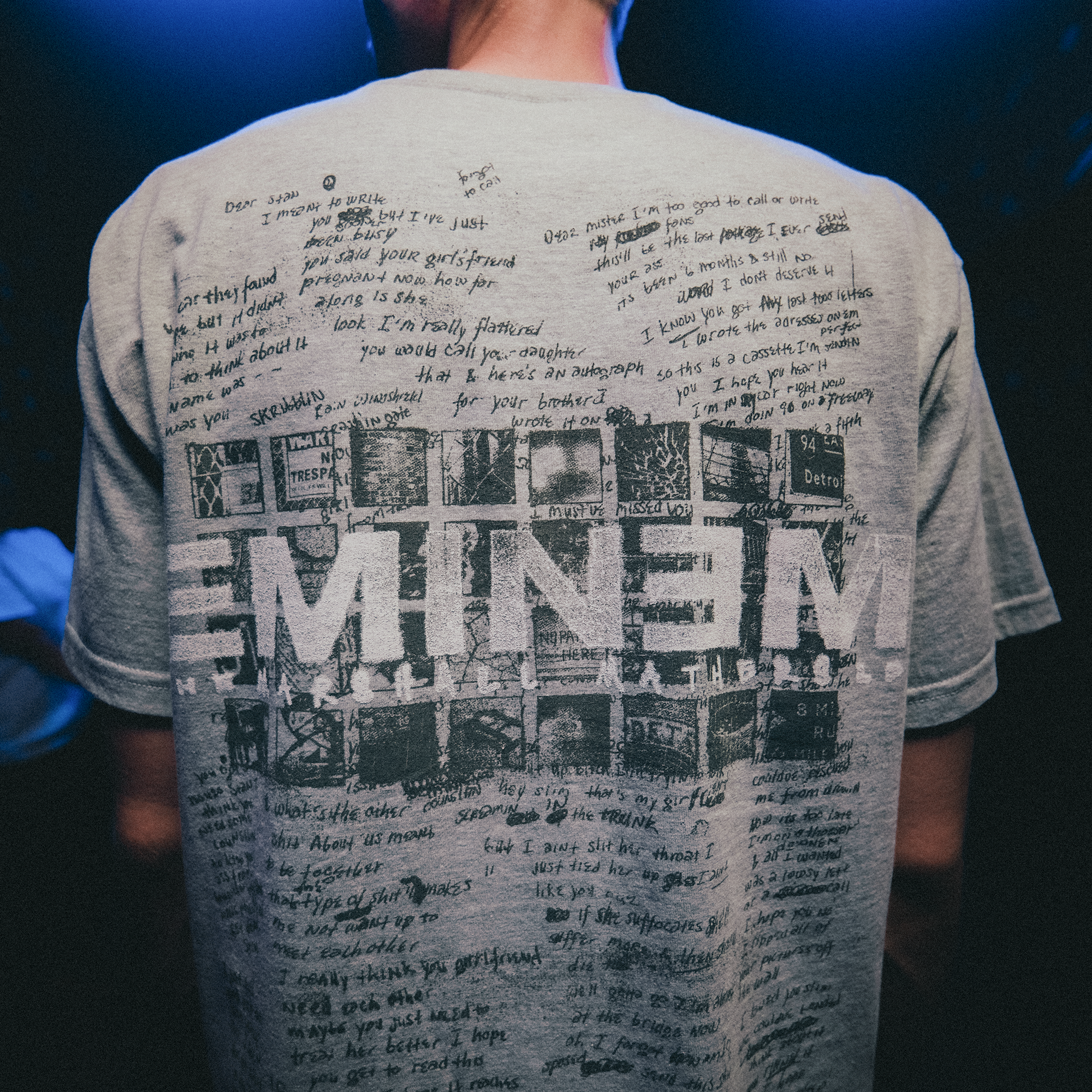 Eminem - MMLP25 Scribble T-Shirt (Grey)