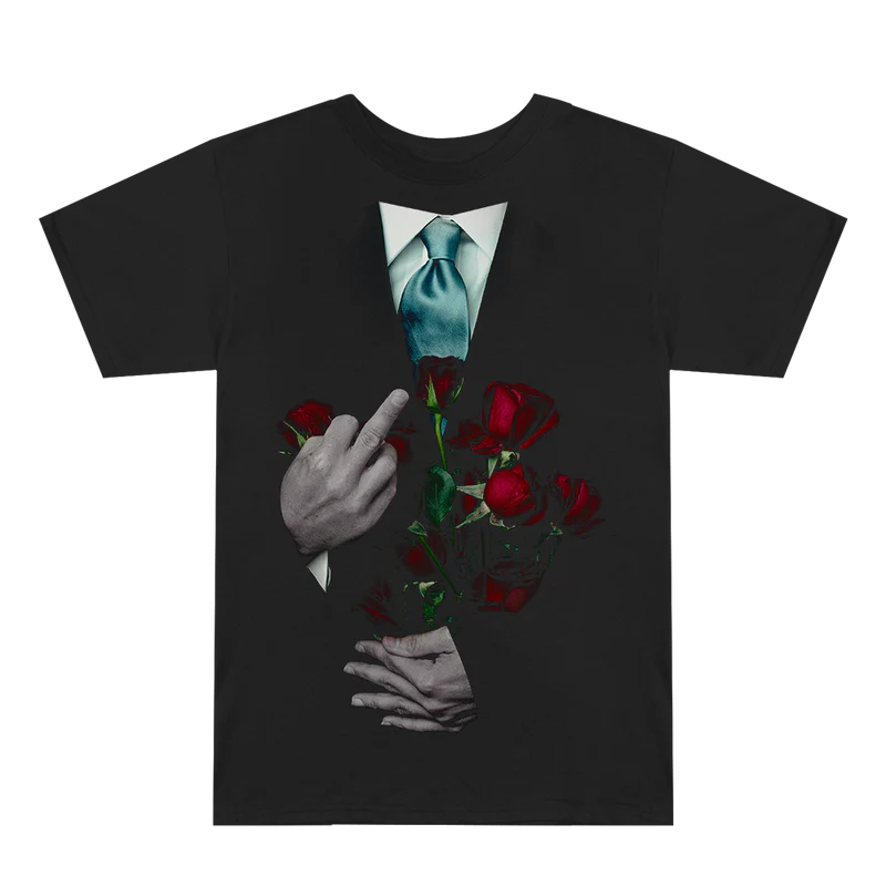 Eminem - TDOSS Middle Finger Roses T-Shirt