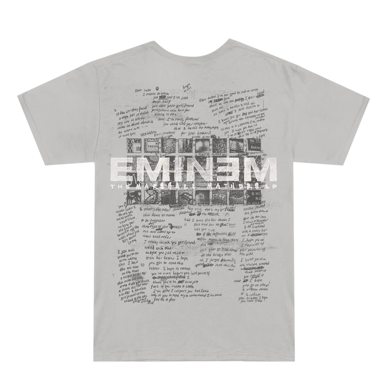 Eminem - MMLP25 Scribble T-Shirt (Grey)